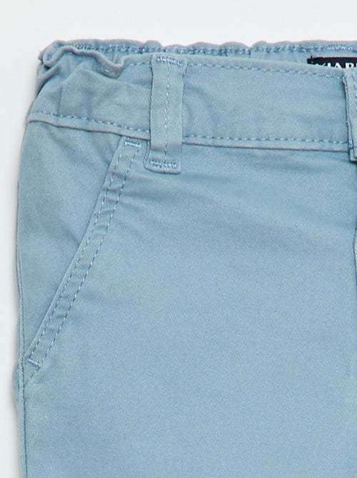 Chino droit en coton stretch - Kiabi