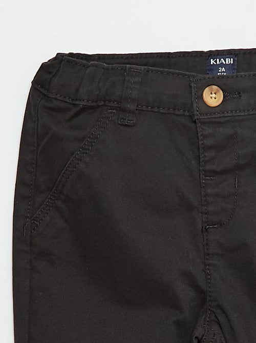 Chino droit en coton stretch - Kiabi