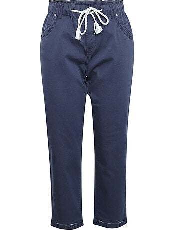 Chino en coton uni PAPRIKA