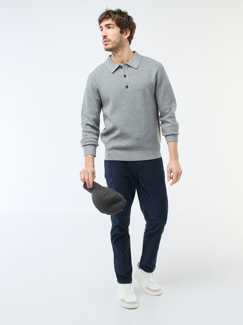 Chino en velours taille standard - Kiabi Chino en velours taille standard - Kiabi