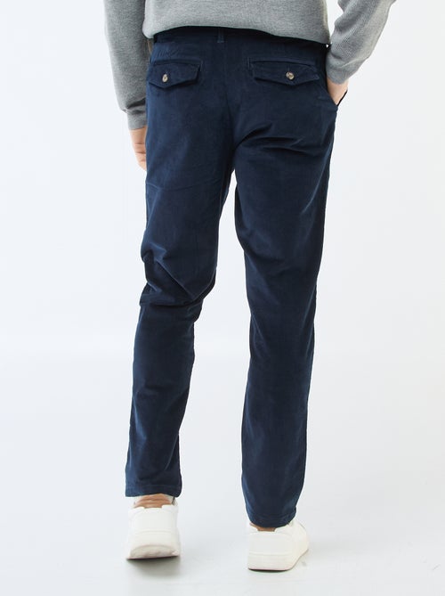 Chino en velours taille standard - Kiabi Chino en velours taille standard - Kiabi