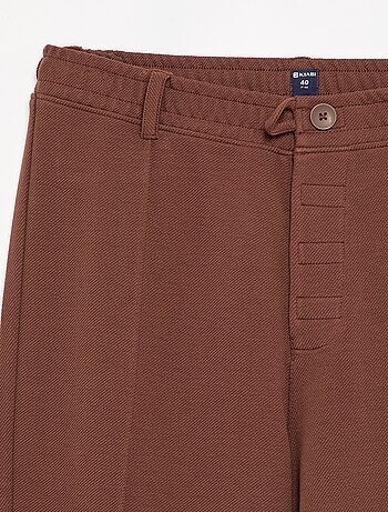 Chino regular uni - collection facile à enfiler