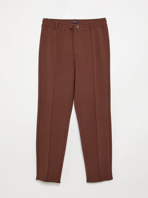 Chino regular uni - collection facile à enfiler - Kiabi