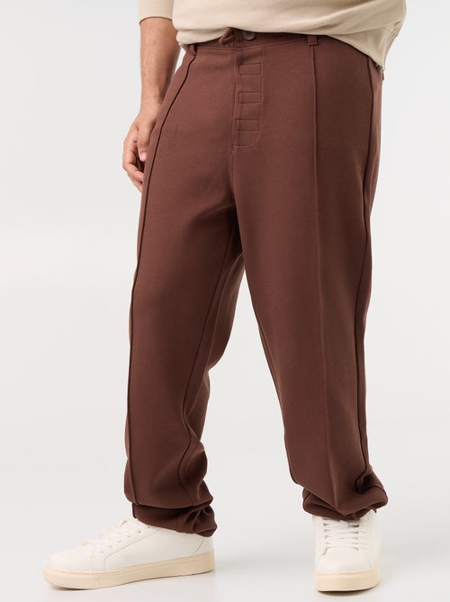 Chino regular uni - collection facile à enfiler - Kiabi