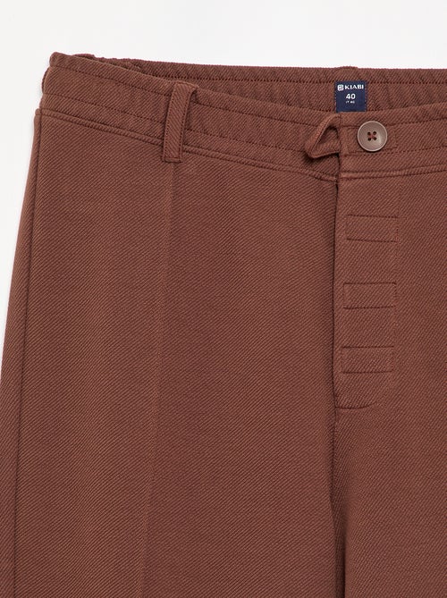 Chino regular uni - collection facile à enfiler - Kiabi