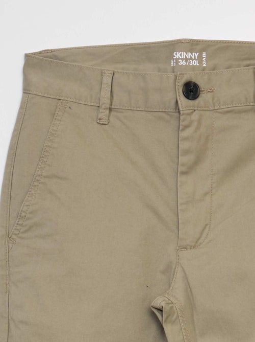 Chino skinny L30 - Kiabi