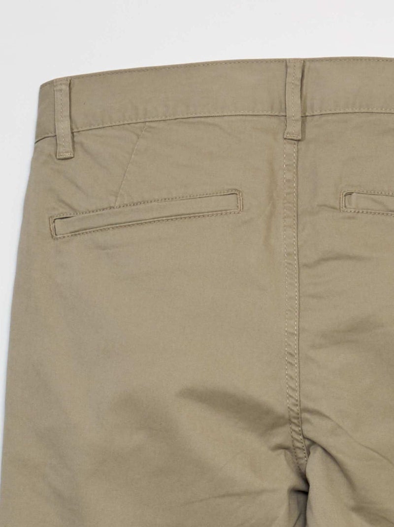 Chino skinny L30 Beige - Kiabi