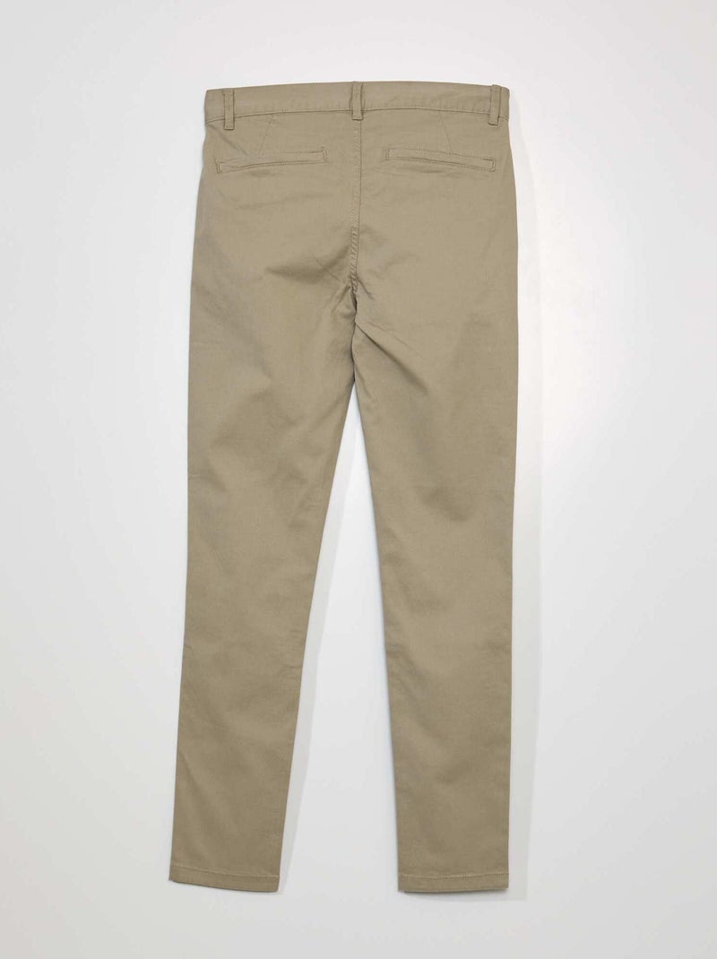 Chino skinny stretch - L32 Beige - Kiabi