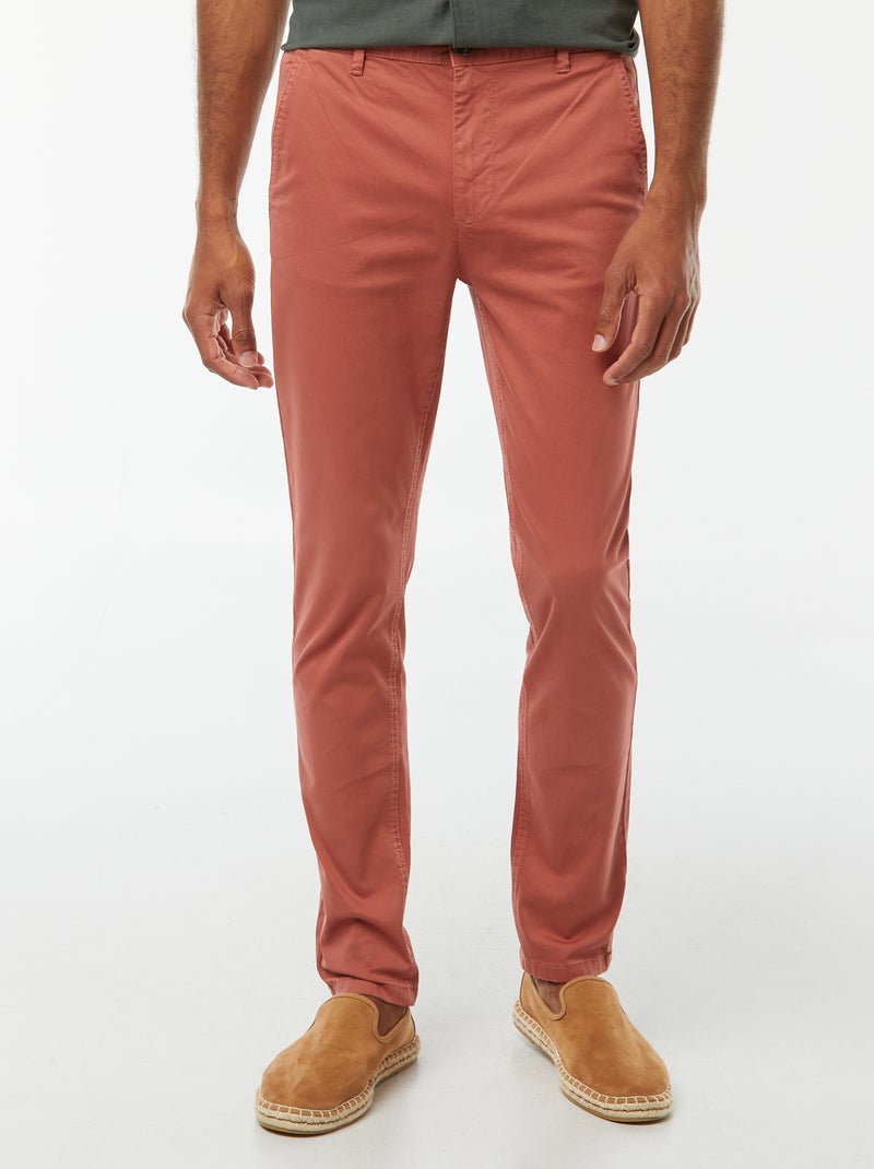 Chino skinny stretch - L32 Rose - Kiabi
