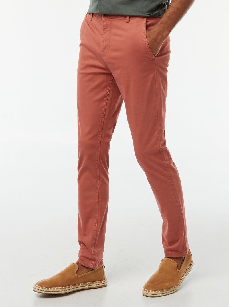 Chino skinny stretch - L32 Rose - Kiabi