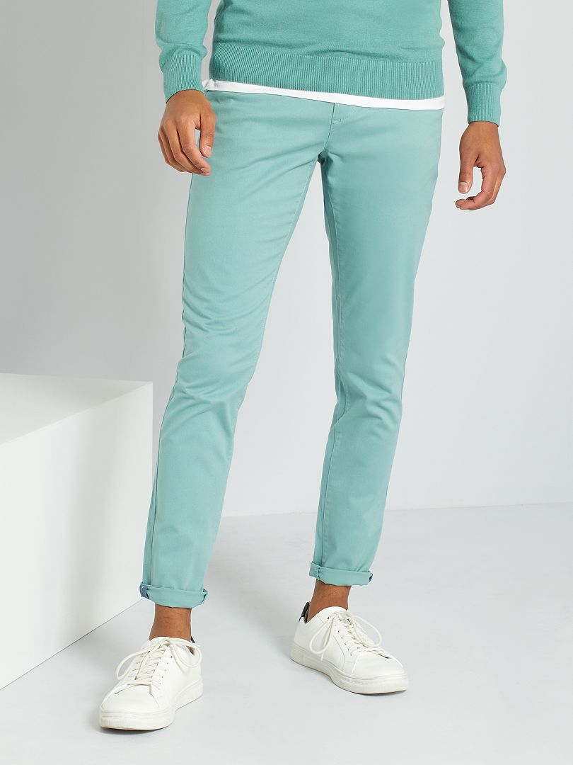 Pantalon Chino Skinny Stretch NEXT – Mélange Coton Confortable, Coupe Moderne, Pour Bureau Et Décontracté