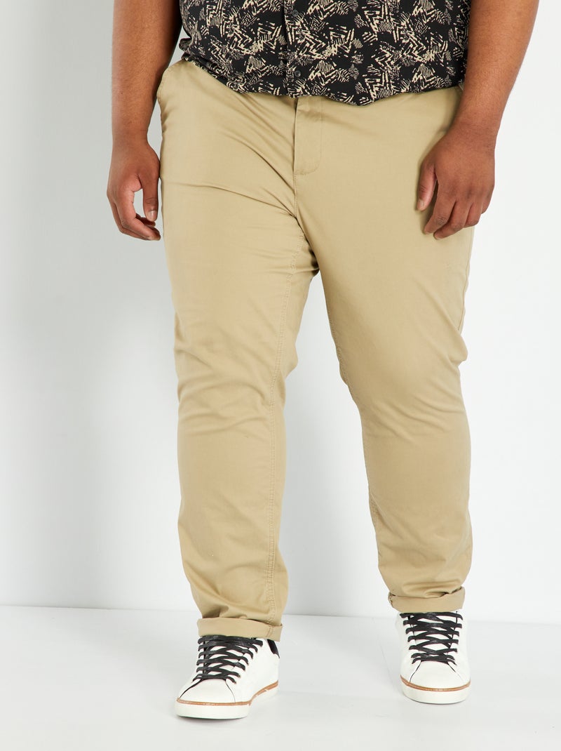 Chino slim - L32 Beige - Kiabi
