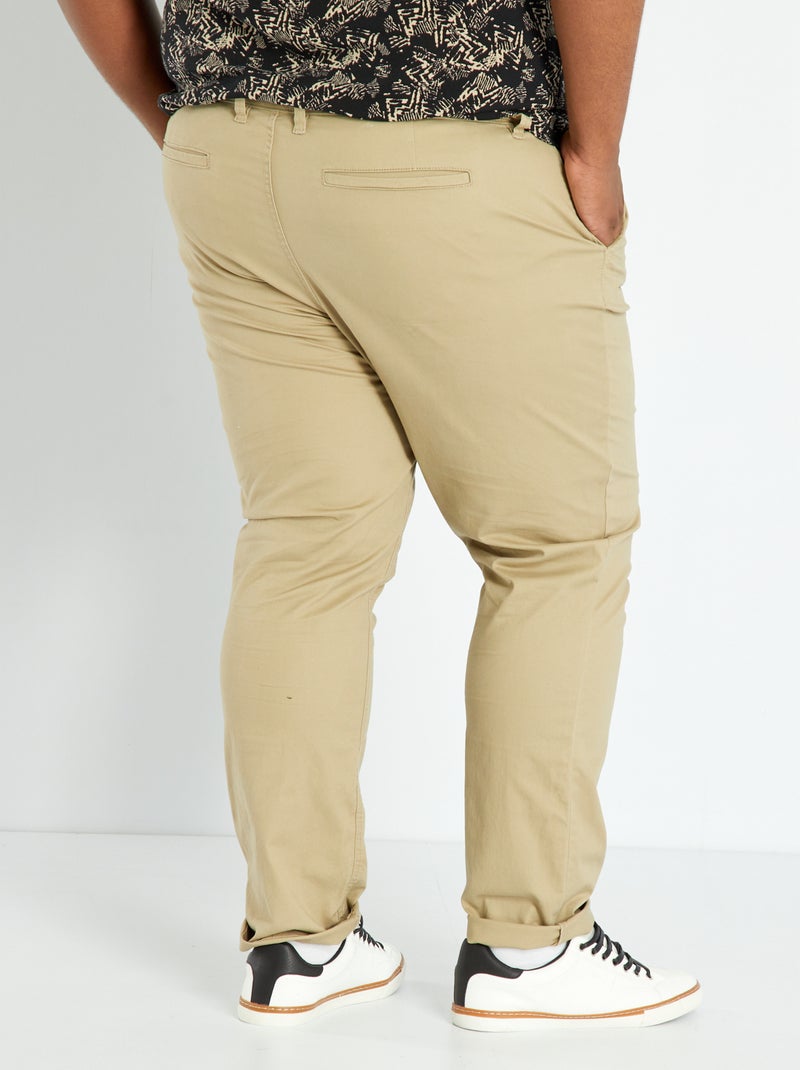 Chino slim - L32 Beige - Kiabi
