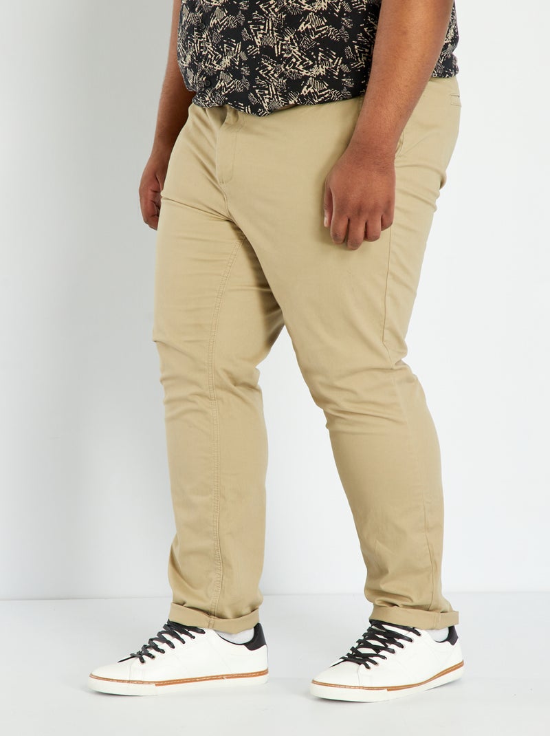 Chino slim - L32 Beige - Kiabi