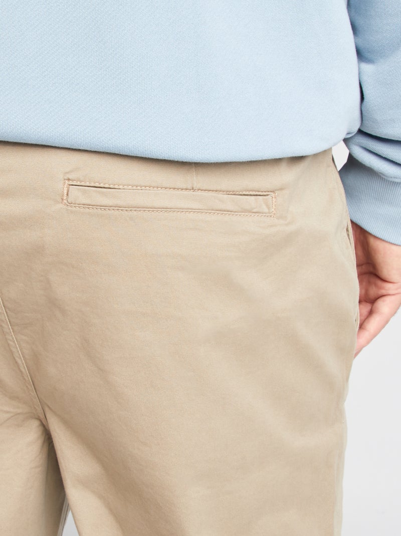 Chino slim - L32 Beige - Kiabi
