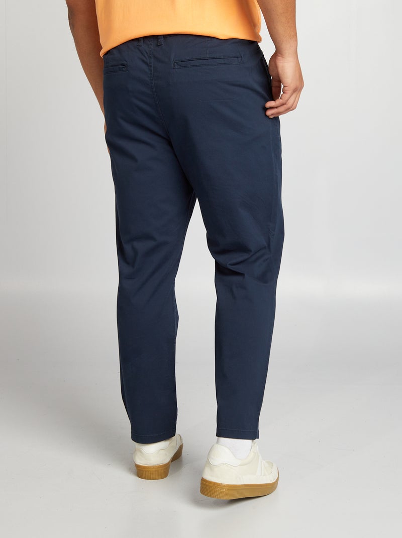 Chino slim - L32 bleu marine - Kiabi