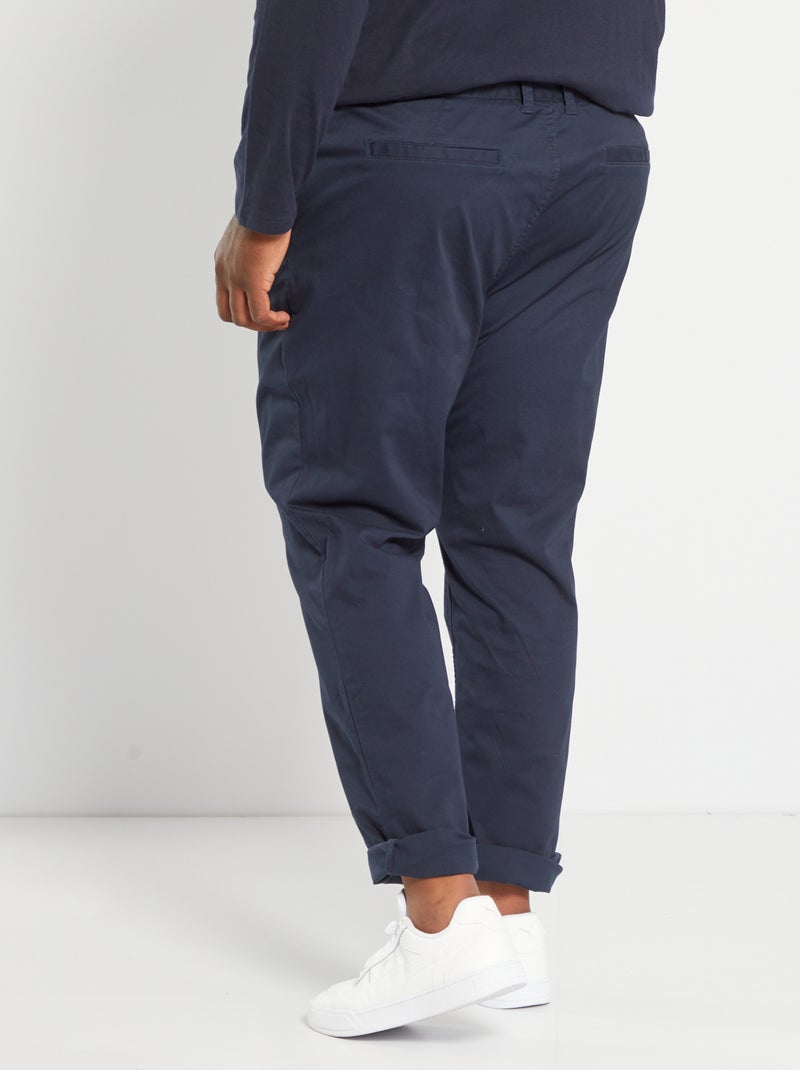 Chino slim - L32 bleu marine - Kiabi
