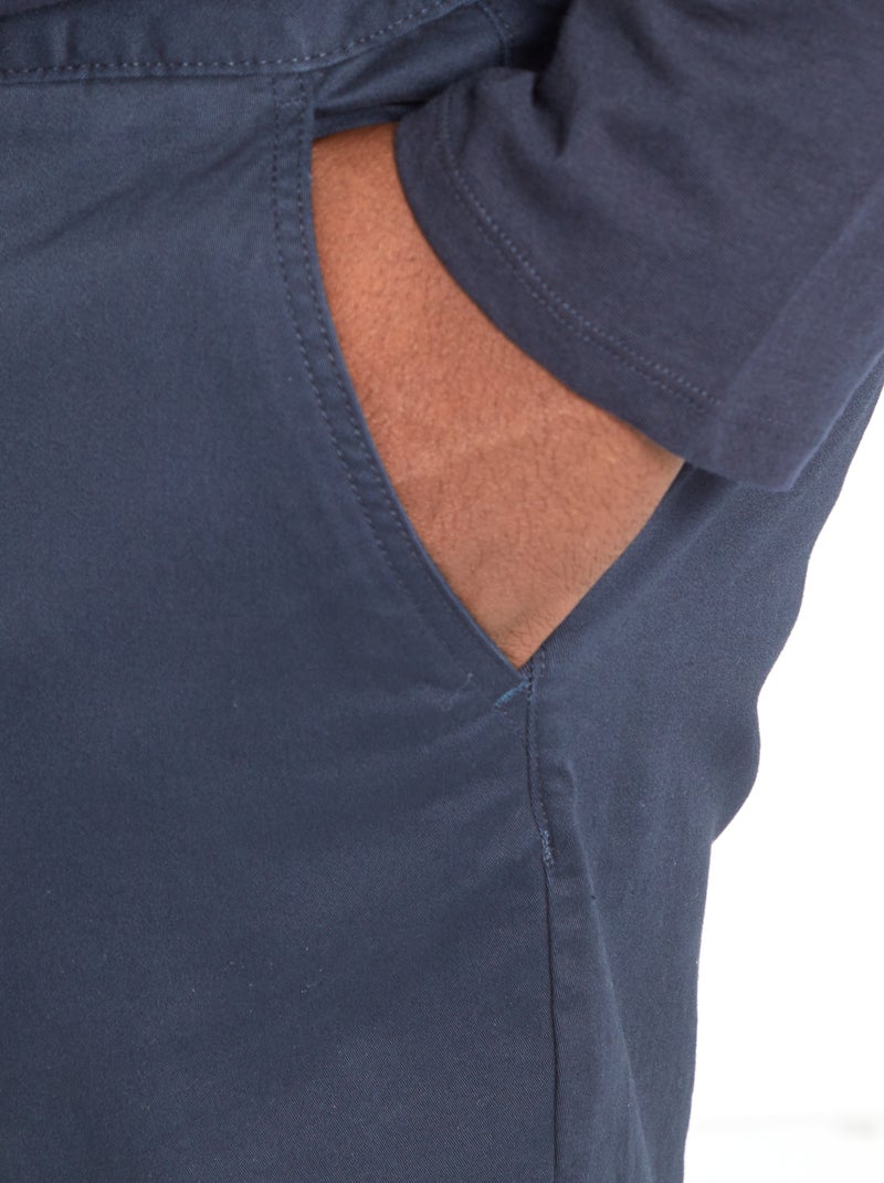 Chino slim - L32 bleu marine - Kiabi