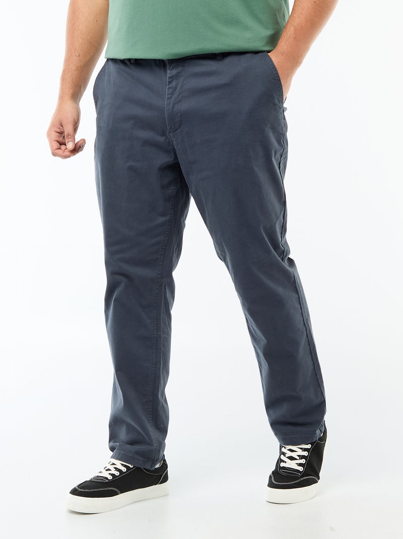 Chino slim - L32 Bleu - Kiabi
