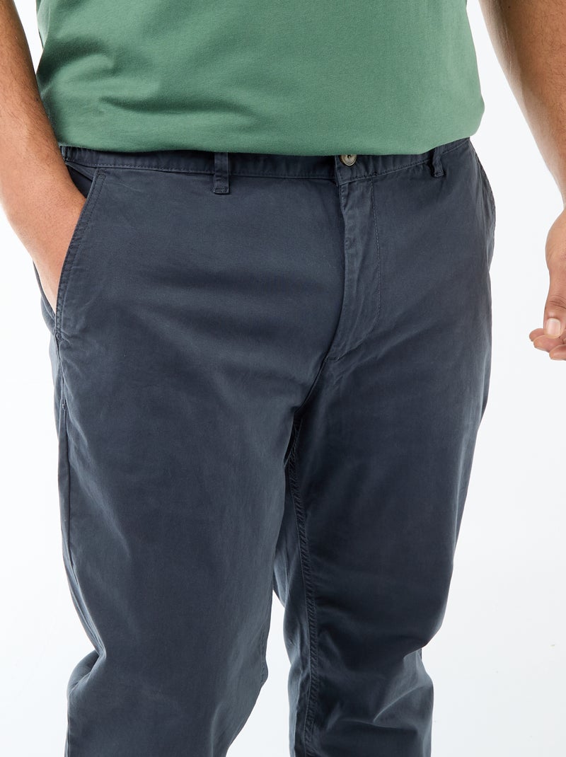 Chino slim - L32 Bleu - Kiabi