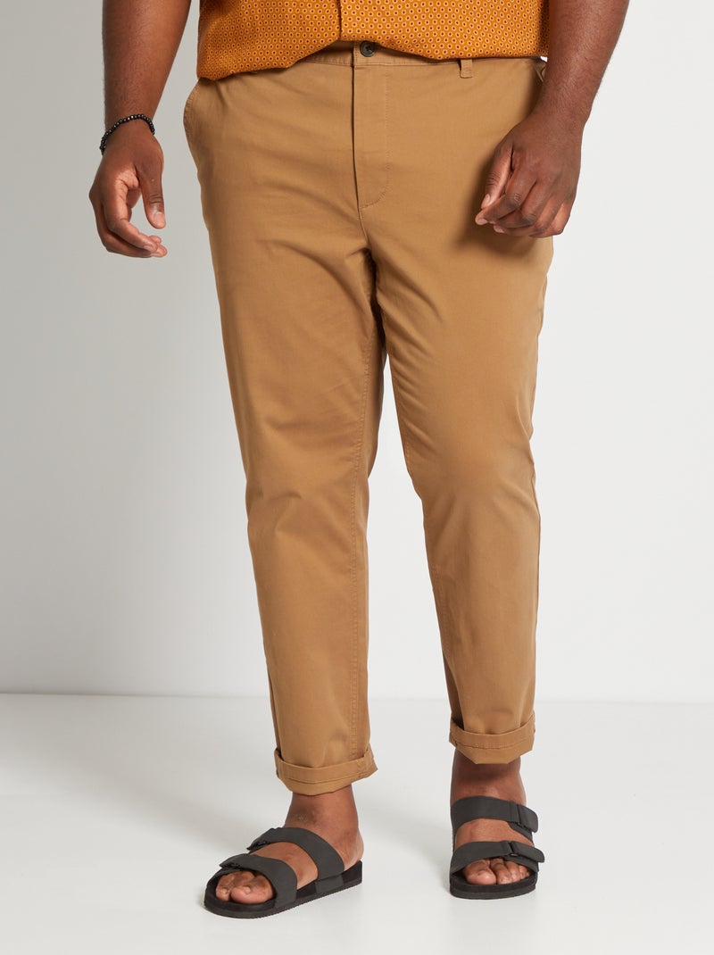 Chino slim - L32 Marron - Kiabi