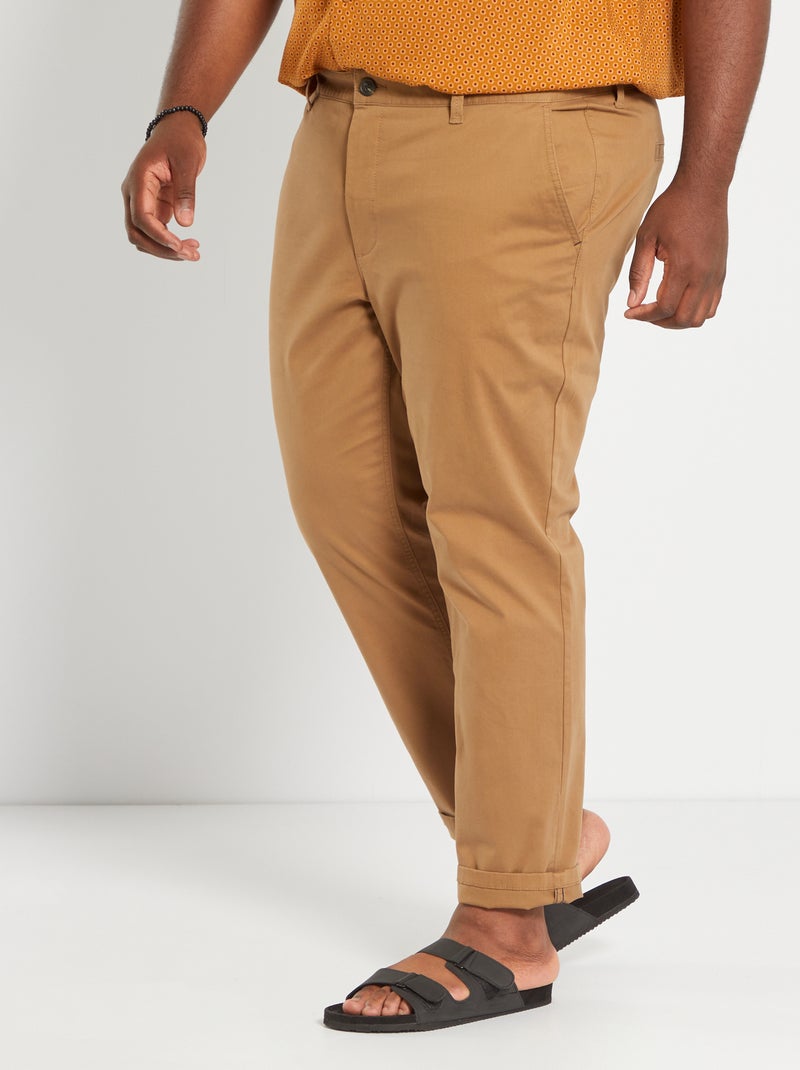 Chino slim - L32 Marron - Kiabi