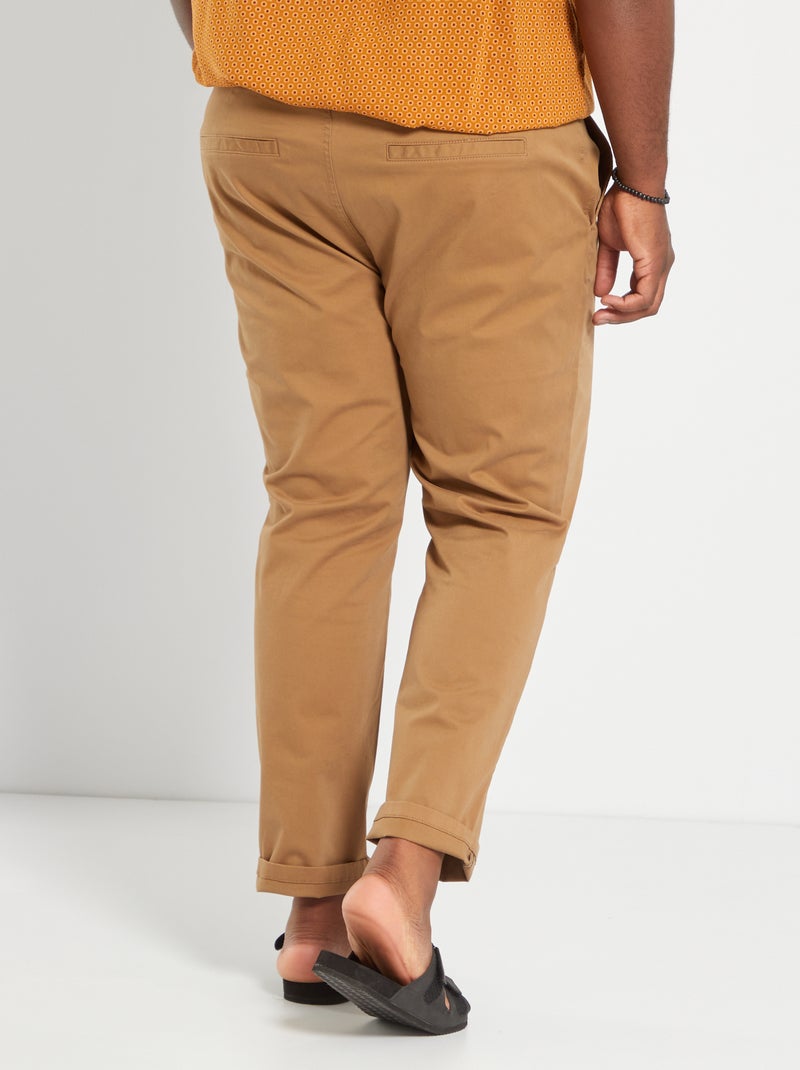 Chino slim - L32 Marron - Kiabi