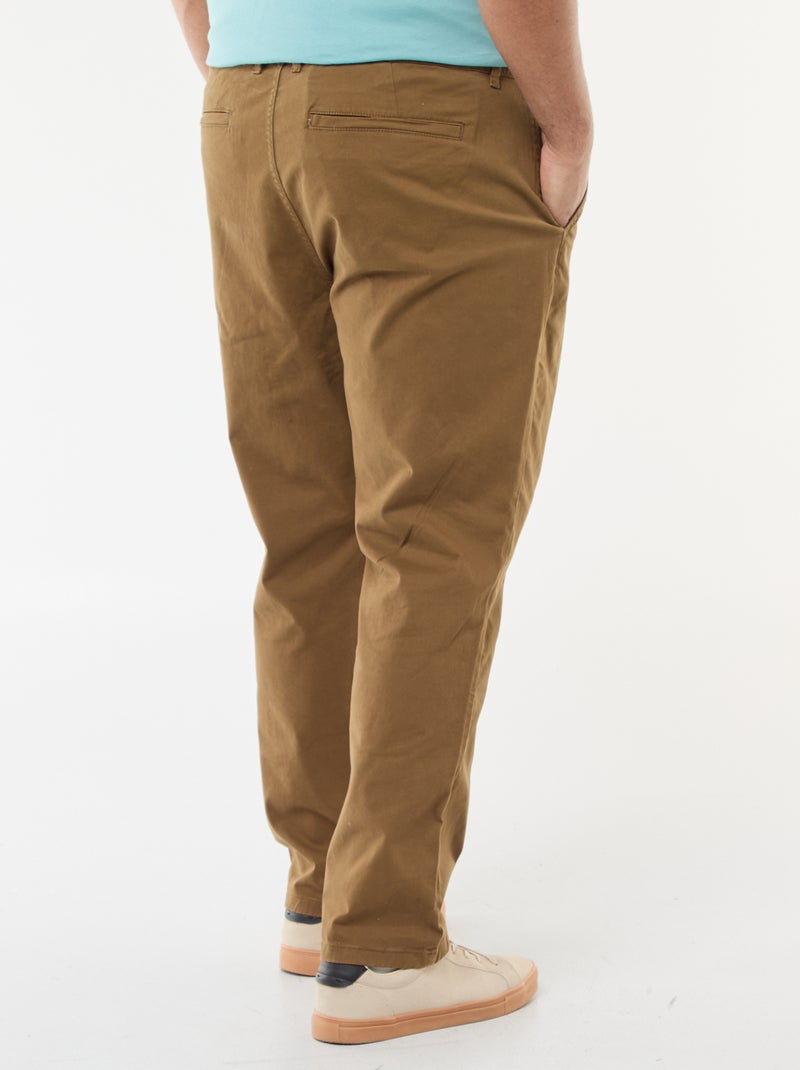 Chino slim - L32 Marron - Kiabi