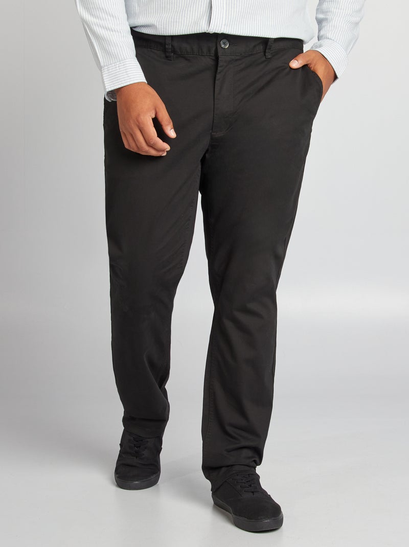 Chino slim - L32 Noir - Kiabi