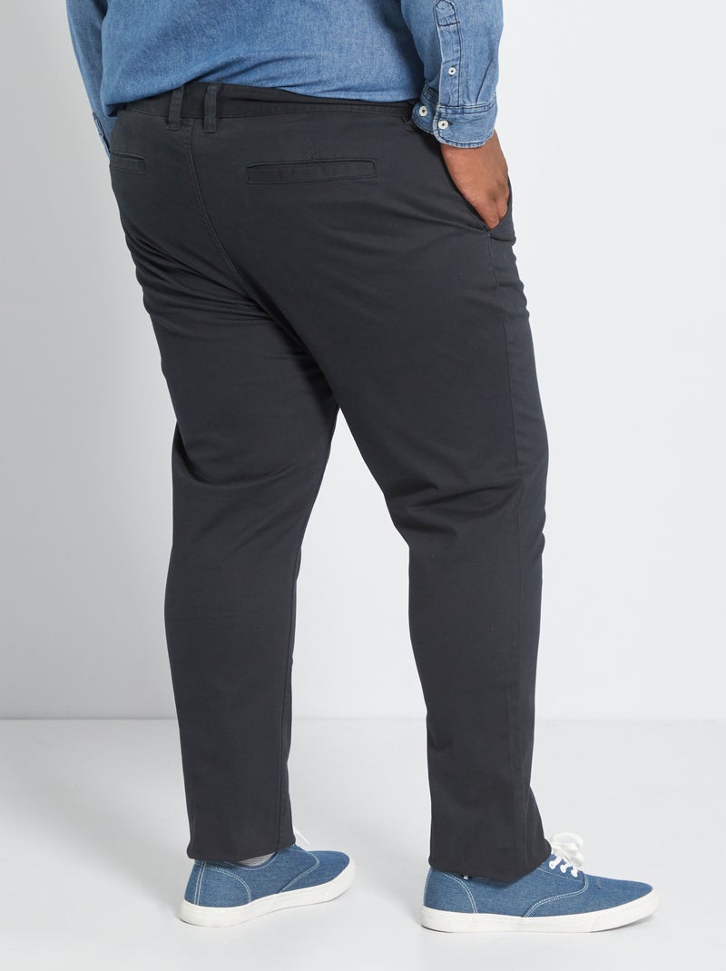 Chino slim - L32 Noir - Kiabi