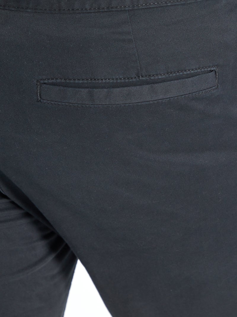 Chino slim - L32 Noir - Kiabi