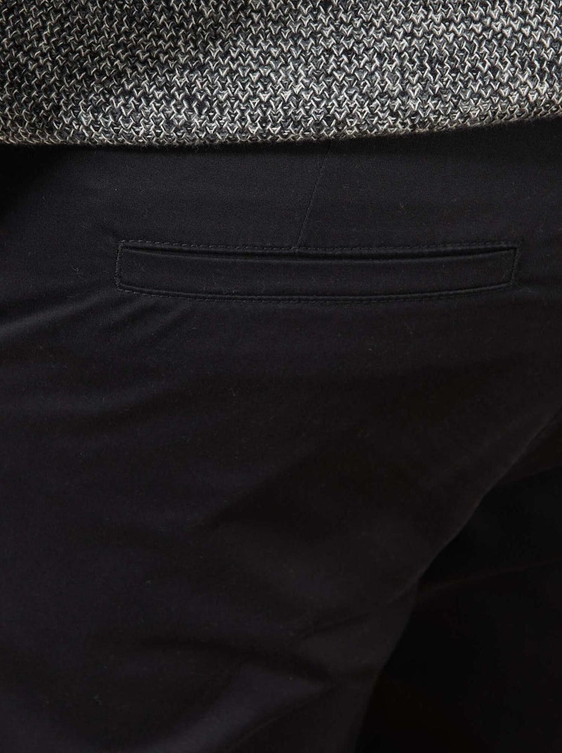 Chino slim - L32 Noir - Kiabi