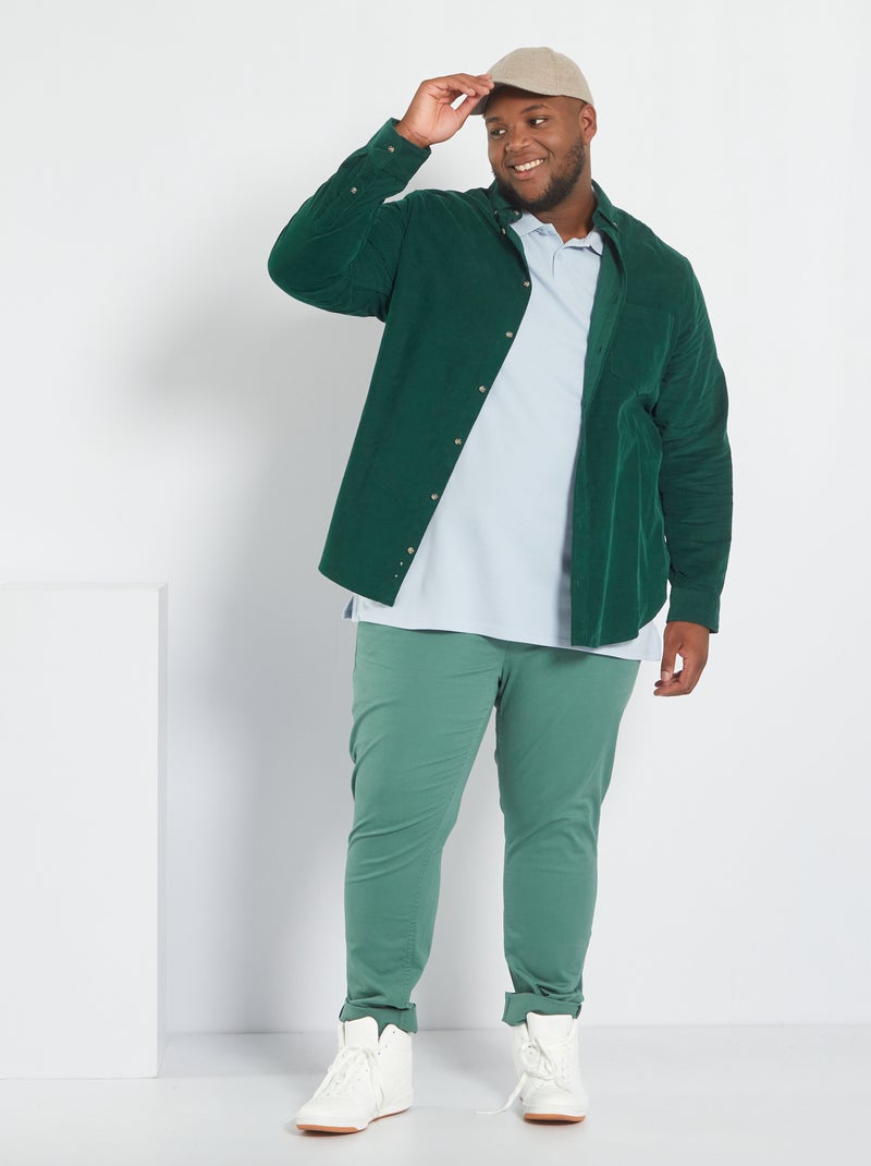 Chino slim - L32 Vert clair - Kiabi