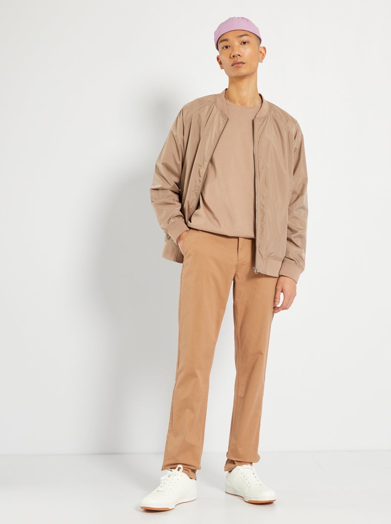 Chino slim - L34 beige - Kiabi