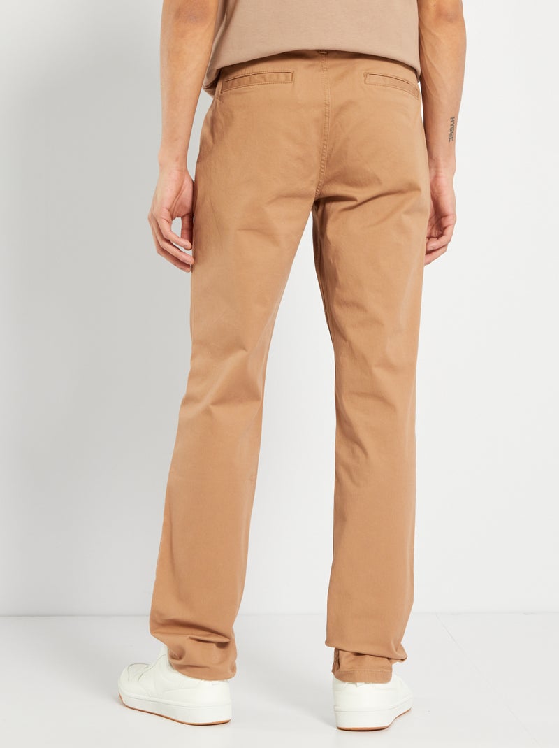 Chino slim - L34 beige - Kiabi