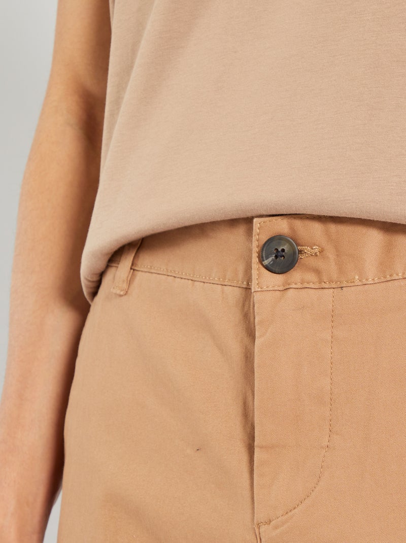 Chino slim - L34 beige - Kiabi