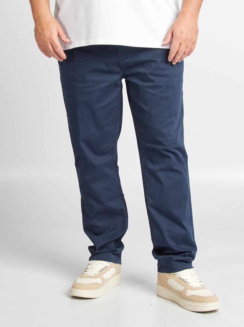 Chino slim - L34 Bleu marine - Kiabi