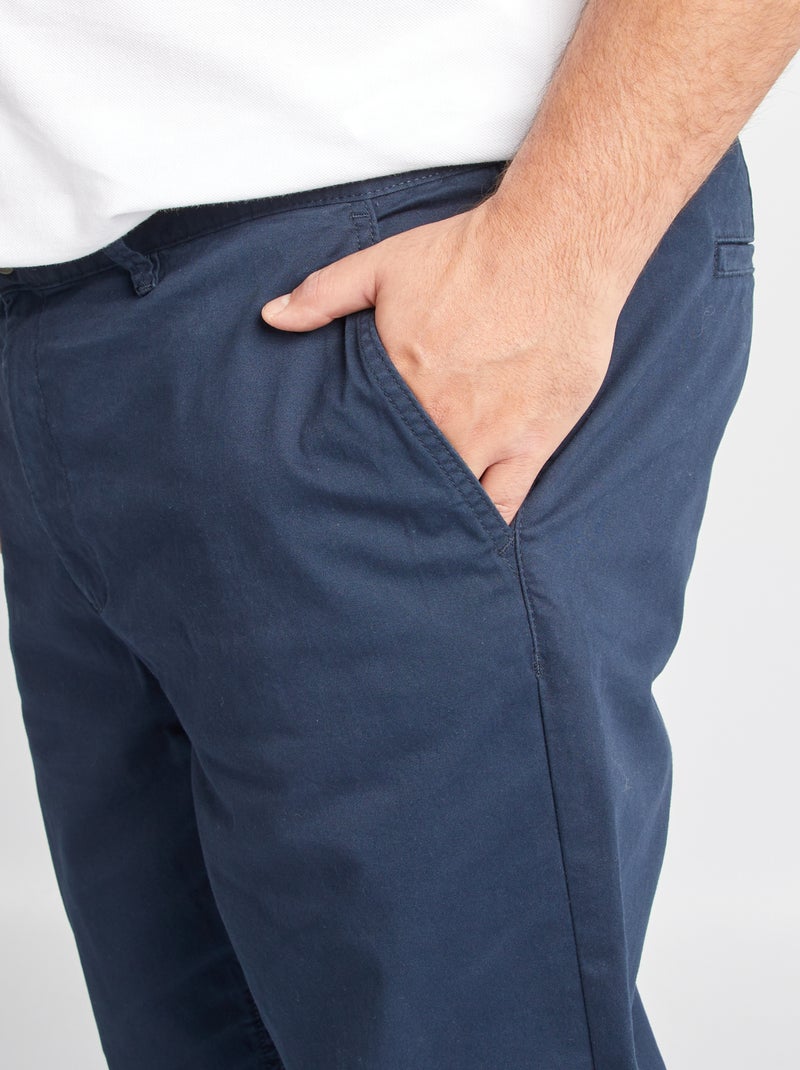 Chino slim - L34 Bleu marine - Kiabi