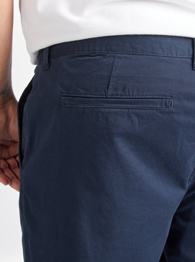 Chino slim - L34 Bleu marine - Kiabi