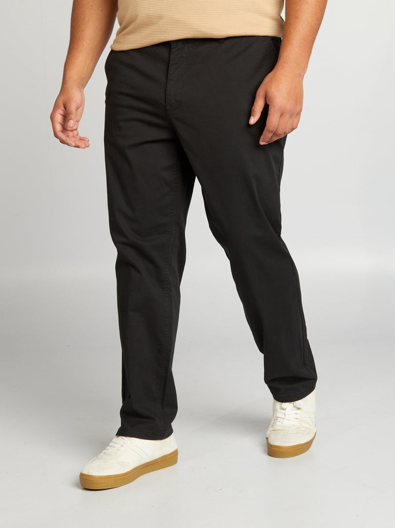 Chino slim - L34 Noir - Kiabi