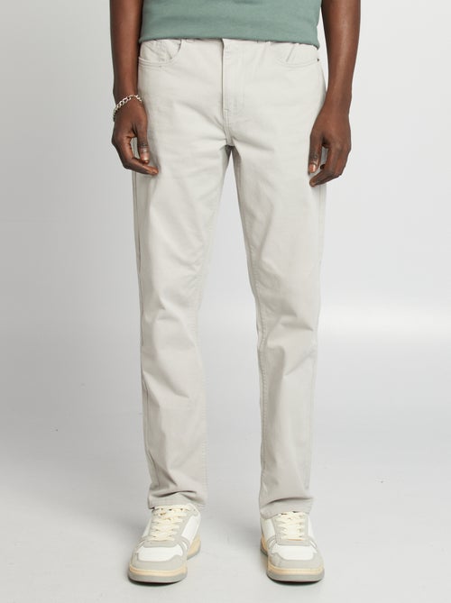 Chino slim 5 poches - L32 - Kiabi