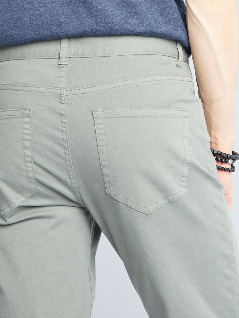 Brave Soul Short chino Homme Hampson Gris