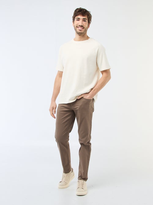 Chino slim 5 poches - L32 - Kiabi