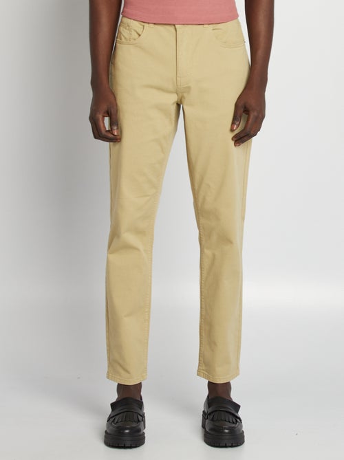 Chino slim 5 poches - L32 - Kiabi