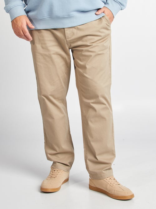 Chino slim en coton stretch - L30 - Kiabi