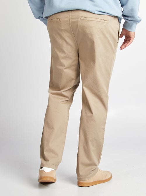 Chino slim en coton stretch - L30 - Kiabi