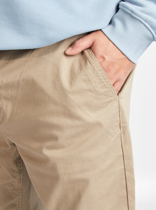 Chino slim en coton stretch - L30 - Kiabi