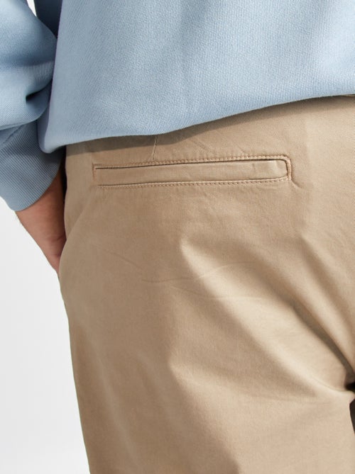 Chino slim en coton stretch - L30 - Kiabi
