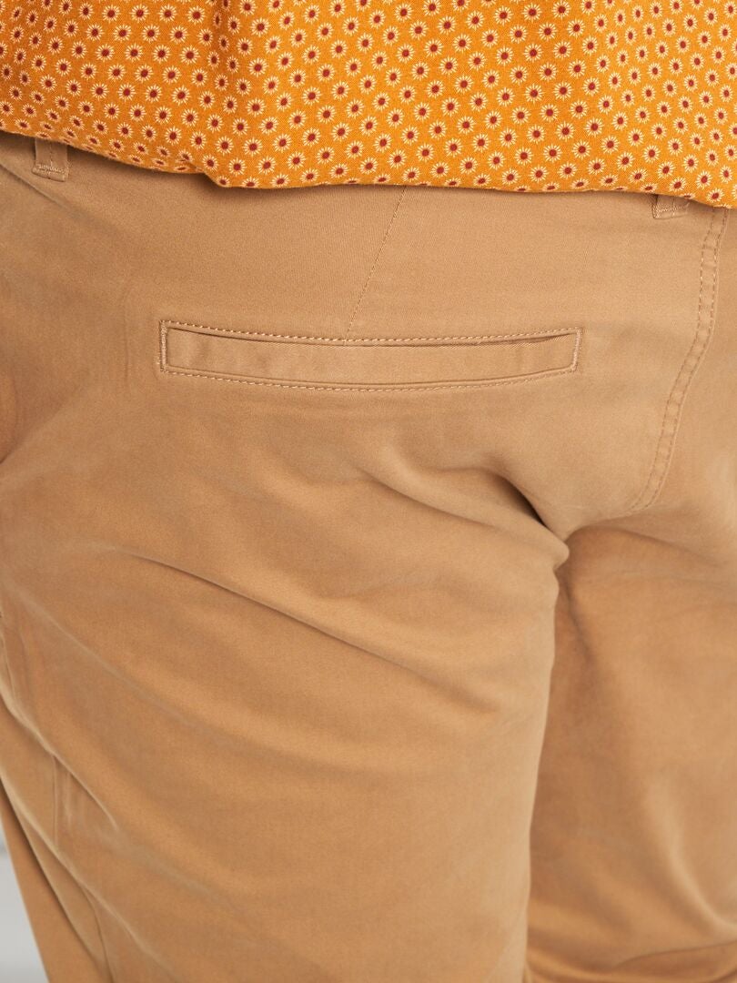Pantalon Chino Taylor Stitch 32x32 Marron – Coton Bio, Coupe Slim, Occasion Bon état