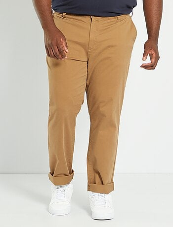 Pantalon Coton Incotex pour homme en coloris Marron Homme Vêtements Pantalons décontractés élégants et chinos Pantalons casual 